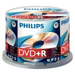 1x50 Philips DVD+R 4,7GB 16x SP