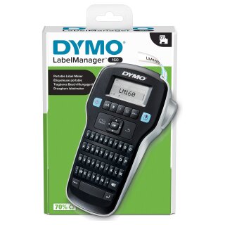 DYMO LabelManager 160 6/9/12 mm D1-Bänder Azerty