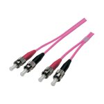 EFB Duplex Patchkabel ST-ST OM4 7,5m LSZH 3mm erikaviolett