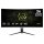 86,4 cm (34") 3440 x 1440 Pixel MSI 9S6-3DB64H-089 21:9 UltraWide Quad HD VA 0,5 ms 200 Hz DisplayPort HDMI Pivot Height VESA