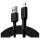 Green Cell USB 3.0 > Lightning (ST-ST) 2m Ladekabel LED Schwarz