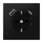 Jung LS1520-15CASWM SCHUKOsteckdose m.USB Typ AC