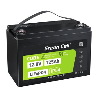 Green Cell Stromversorgung 12,8V 1600Wh Lithium-Eisen-Phosphat
