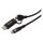 Equip Adapter USB-C->USB-C+HDMI PD100W 4K/ 60Hz 3.00m Alu.