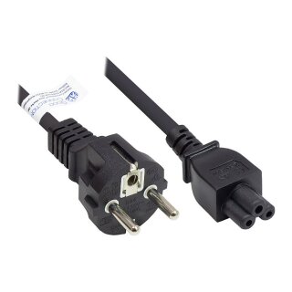 Good Connections Schutzkontakt-Stecker an C5 schwarz 5m