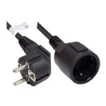 Good Connections Schutzkontakt Verlängerung schwarz 10m