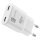 Cellularline USB-C Duo GaN Reiselader 30W White
