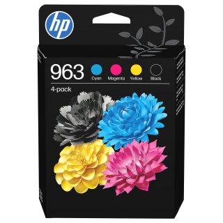 HP 963 CMYK Original Ink Cartridge 4-Pack