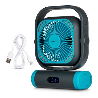 Medion LIFE Camping Ventilator E10 TF (MD 12065) (grau/blau)
