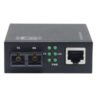 Media Konverter RJ45->SC GE MM Smart 850nm 500m