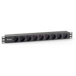 Equip 19" Steckdosenleiste 9xSchuko->St.90°...