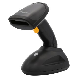 Equip 1D-Barcodescanner Laser Wireless/433MHz+Halter schwarz