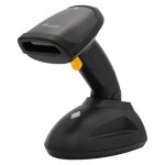 Equip 1D-Barcodescanner Laser Wireless/433MHz+Halter schwarz