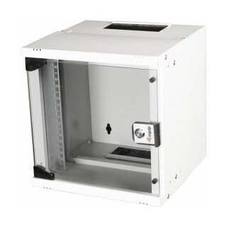 Equip 10" Wandgehäuse Glastür ECO 300x300mm 6U grau