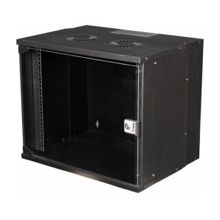 Equip 19" Wandgehäuse Glastür ECO 540x400mm 9U schwarz
