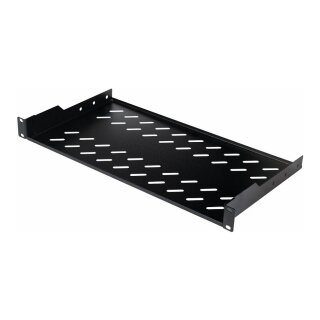 Equip 19" Fachboden fest für Serverschränke 25cm 1U schwarz