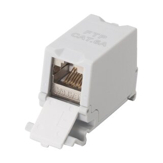 Equip Keystone-Koppler geschirmt Cat6A 1xRJ45 DIN gr