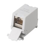 Equip Keystone-Koppler geschirmt Cat6A 1xRJ45 DIN gr