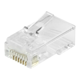 Equip Stecker Cat6a RJ45 UTP geschirmt werkzeugfrei 100Stk