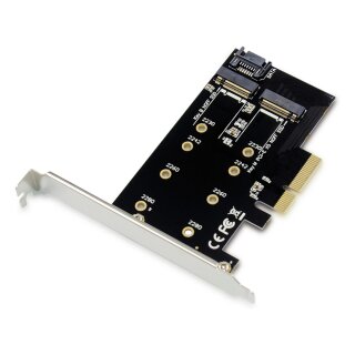 CONCEPTRONIC M.2 4xPCIe3.0 Card M.2 SATA/M.2 NVMe SSD