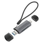 CONCEPTRONIC Kartenleser USB-A/-C3.2->TF/Micro-SD3.0...