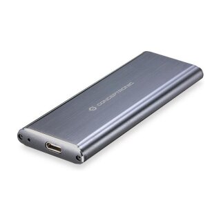 CONCEPTRONIC SSD Gehäuse B-Key M.2->B/B+M-Key/USB-C/A gr