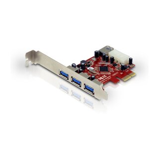 CONCEPTRONIC PCIe1x Card 3xUSB-A Ext./1xUSB-A Int. 5Gbps