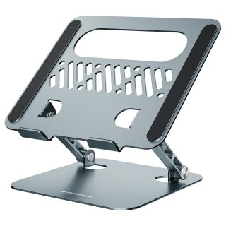 CONCEPTRONIC Laptop Halterung Faltbar/höhenverst./17" grau