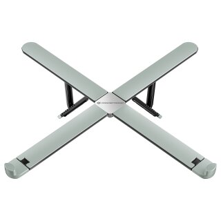Laptop-Stand 5kg ERGO tragbar 17.3"sil