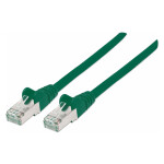 Patchkabel Cat6a-Stecker/Cat7-Rohkabel 2m grün