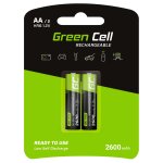 Akku 2xAA HR6 2600mAh Green Cell
