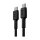 GreenCell USB-C (ST-ST) 30cm Ladekabel QC 3.0 Schwarz
