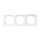 GIRA 0213150 Abdeckrahmen 3f Gira E1 Reinwei