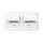 GIRA 415803 SCHUKO KD + Set IP44 + Rahmen 2f Standard 55 Reinweiß