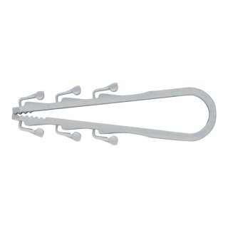 Fischer Leitungsschlaufe Steckfix SF plus LS 3/13 (hellgrau, 100 Stck)