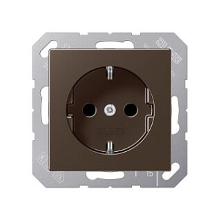 Jung A1520MO SCHUKO Steckdose 16A 250V A mokka