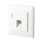 METZ CONNECT Anschlussdose ISO/IEC Cat.6A E-DAT 1 Port UP...