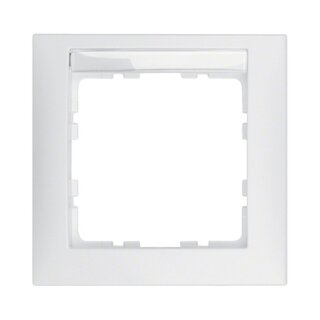 Berker 1011 99 19 Rahmen 1-f PWS mit Beschriftungsfeld S.1