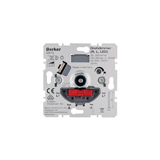 Berker 2873 Drehdimmer NV 20-500W mit Softrastung
