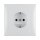 Berker 4742 99 09 UP-Steckdose PWS mit Platte S.1
