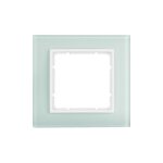 Berker 1011 69 09 Glasrahmen 1-fach polarweiß B.7 GLAS