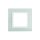 Berker 1011 69 09 Glasrahmen 1-fach polarweiß B.7 GLAS