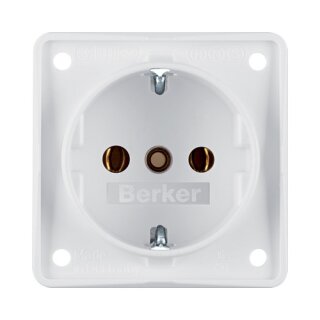 Berker 09 4185 25 02 Einbau-Steckdose PWS damasziert B.MOBIL