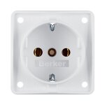 Berker 09 4185 25 02 Einbau-Steckdose PWS damasziert B.MOBIL