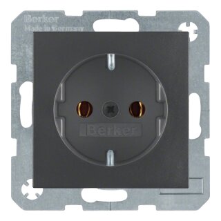 Berker 41431606 SCHUKO-Steckdose alu