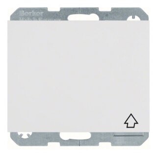 Berker 4751 71 09 Schuko Steckdose 16A K.1 polarweiß m.Klappd.