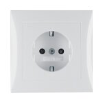 Berker 47228989 SCHUKO-Steckdose mit Abdeckplatte S.1 po...