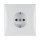 Berker 47228989 SCHUKO-Steckdose mit Abdeckplatte S.1 po larwei