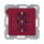Berker 47438912 SCHUKO-Steckdose S.1/B.3/B.7 Glas rot, g länzen