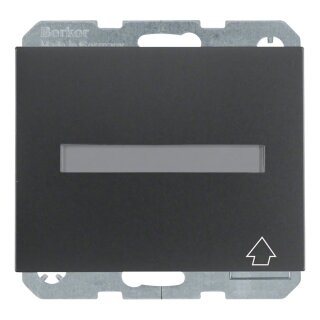 Berker 47527206 Steckd. SCHUKO m. Klappdeckel BSF u. erh.BS K.1 anthrazit matt
